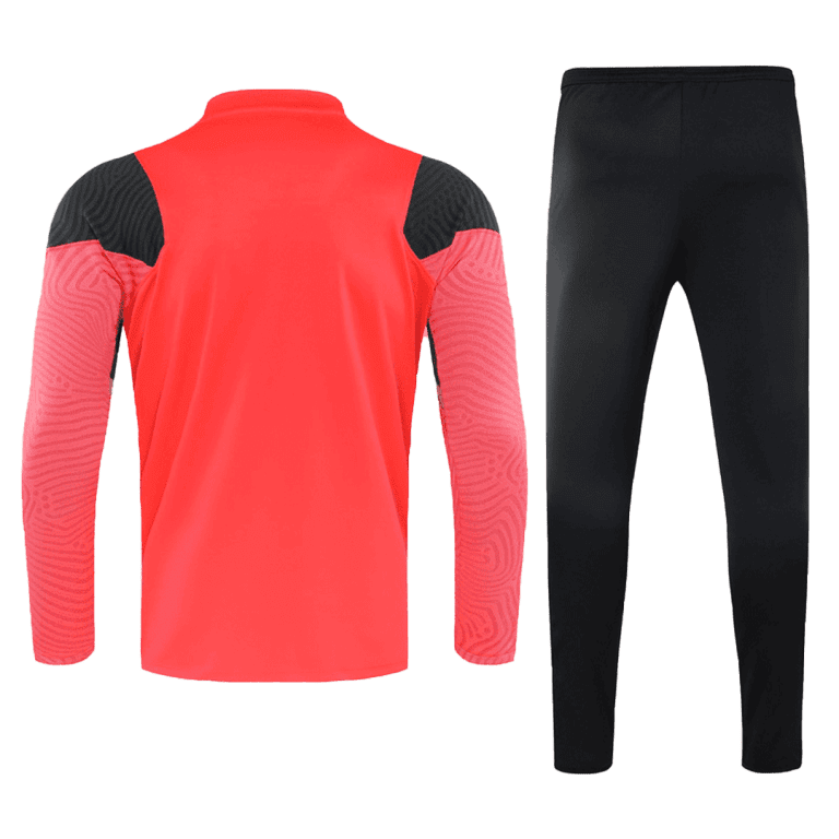 Men's Liverpool Zipper Tracksuit Sweat Shirt Kit (Top+Trousers) 2020/21 - Best Soccer Jersey - 2