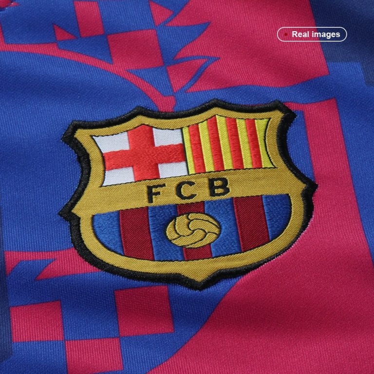 Men's Replica Barcelona Third Away Soccer Jersey Kit (Jersey+Shorts) 2021/22 - Best Soccer Jersey - 5
