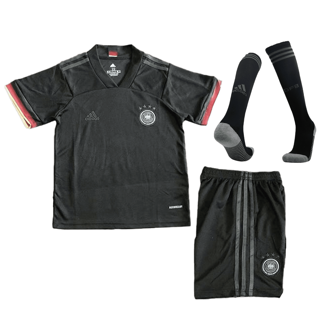 Kids Germany Away Soccer Jersey Whole Kit (Jersey+Shorts+Socks) 2020