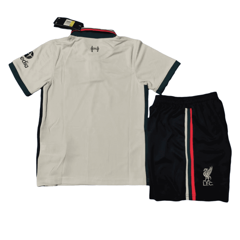 Kids Liverpool Away Soccer Jersey Kit (Jersey+Shorts) 2021/22 - Best Soccer Jersey - 2
