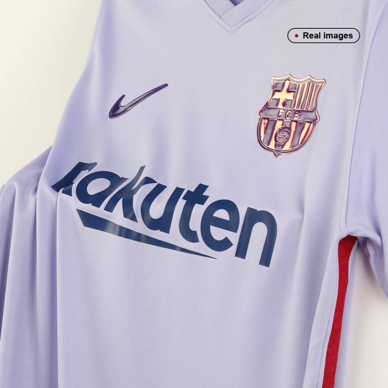 Men's Replica Barcelona Away Soccer Jersey Shirt 2021/22 - Best Soccer Jersey - 5