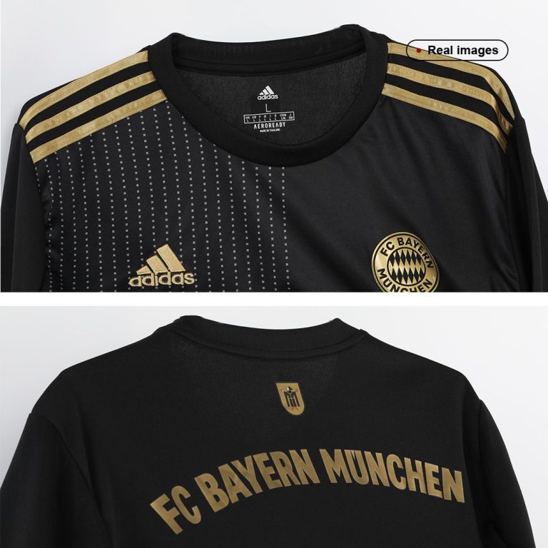 Men's Replica Bayern Munich Away Soccer Jersey Whole Kit (Jersey+Shorts+Socks) 2021/22 - Best Soccer Jersey - 6