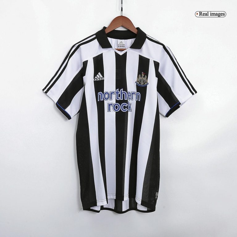 Men Classic Football Jersey Short Sleeves Newcastle United Home 2003 - Best Soccer Jersey - 3