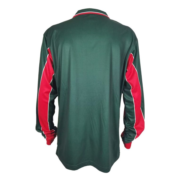 Men's Retro 1998 Replica Morocco  Home Long Sleeves Soccer Jersey Shirt - Best Soccer Jersey - 2