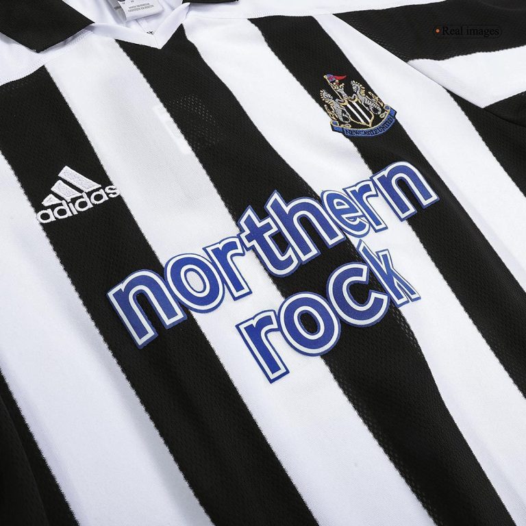 Men Classic Football Jersey Short Sleeves Newcastle United Home 2003 - Best Soccer Jersey - 8