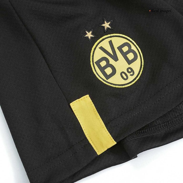 Men's Borussia Dortmund Home Soccer Shorts 2022/23 - Best Soccer Jersey - 8
