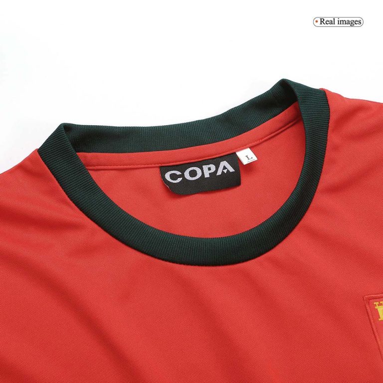 Men's Retro 1966 Portugal Home Soccer Jersey Shirt - Best Soccer Jersey - 5
