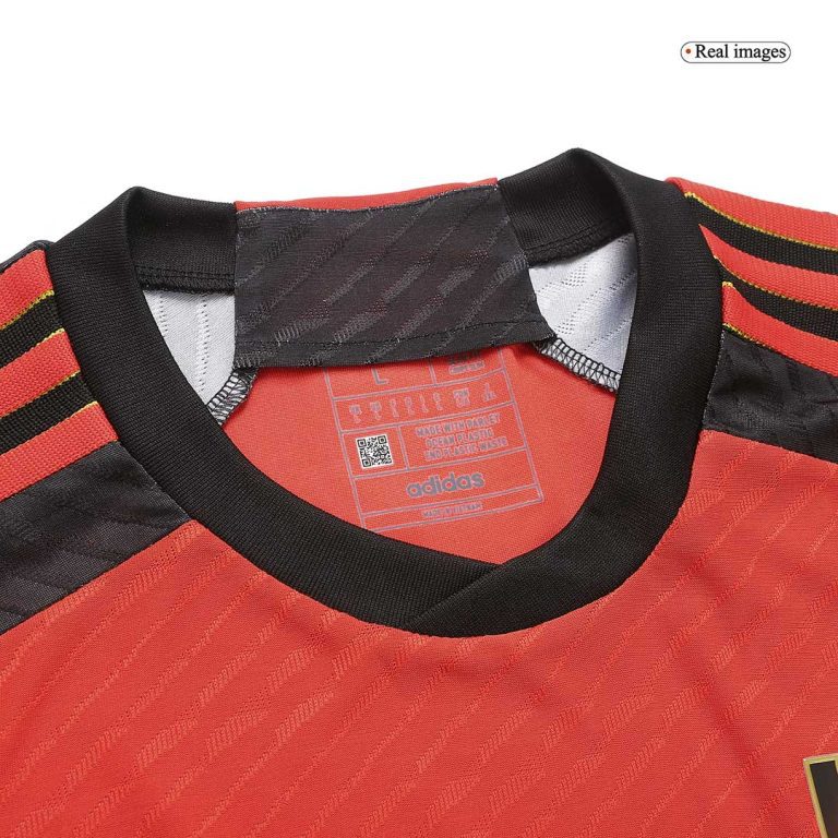 Men's Authentic DE BRUYNE #7 Belgium Home Soccer Jersey Shirt 2022 World Cup 2022 - Best Soccer Jersey - 3