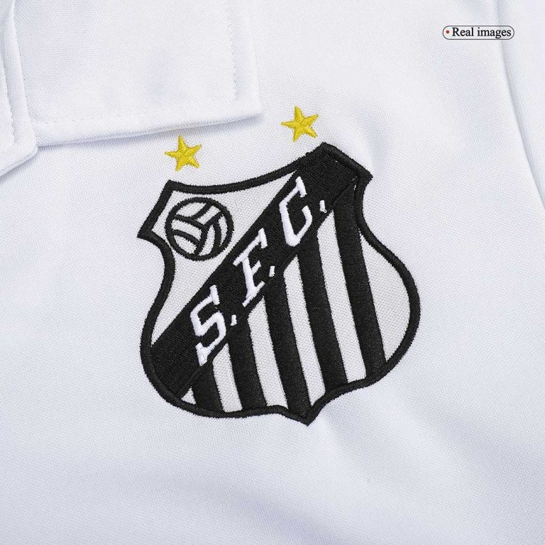 Men Classic Football Jersey Short Sleeves Santos FC Home 1970 PELÉ #10 - Best Soccer Jersey - 4