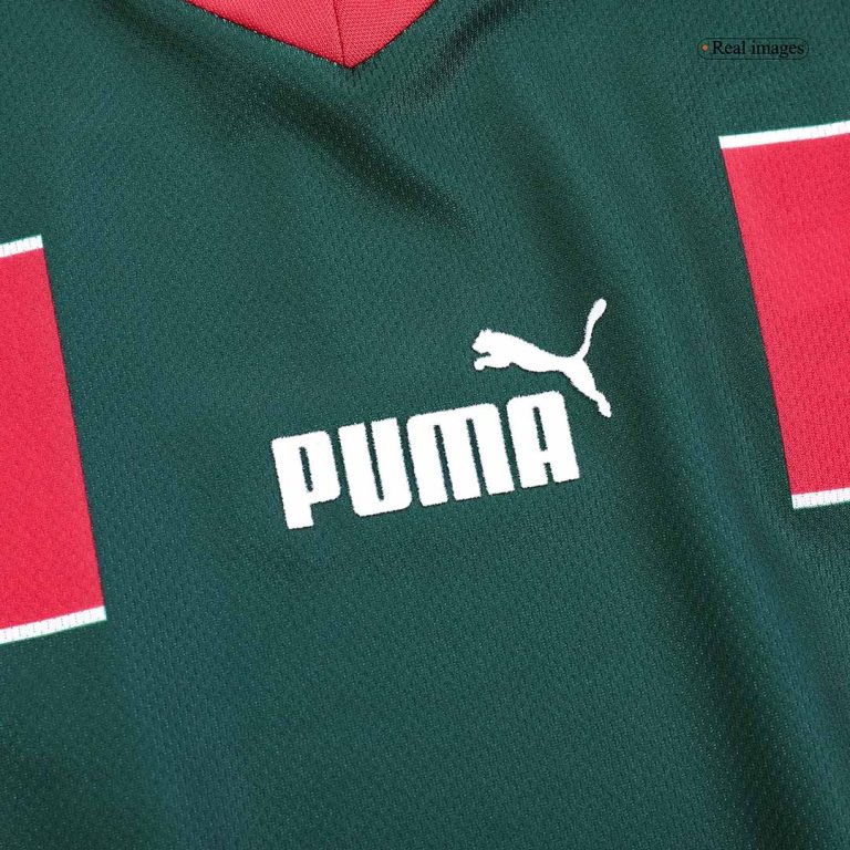 Men's Retro 1998 Replica Morocco  Home Long Sleeves Soccer Jersey Shirt - Best Soccer Jersey - 7