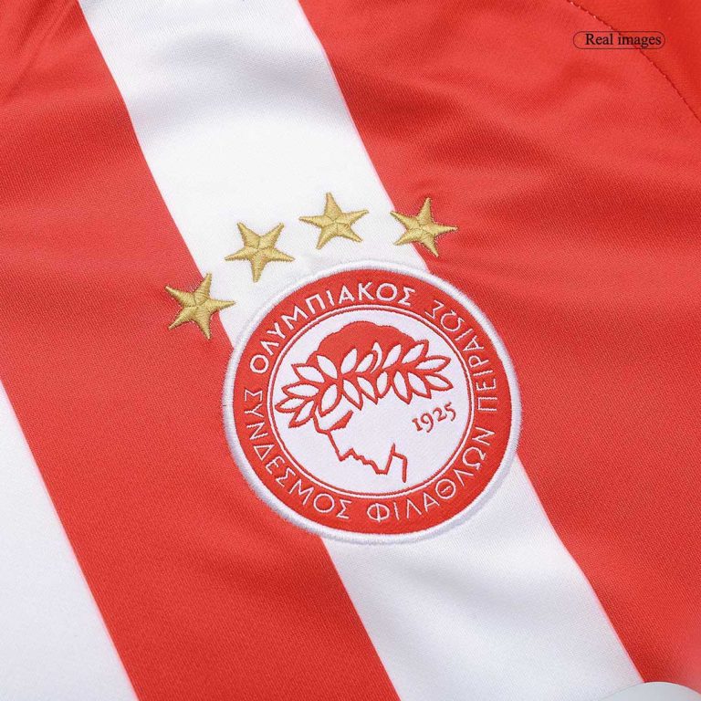Men's Replica Olympiakos Home Soccer Jersey Shirt 2022/23 - Best Soccer Jersey - 9