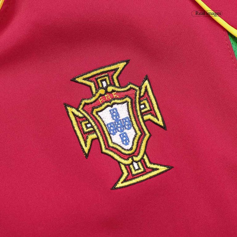 Men's Retro 2002 Portugal Home Soccer Jersey Shirt - Best Soccer Jersey - 6