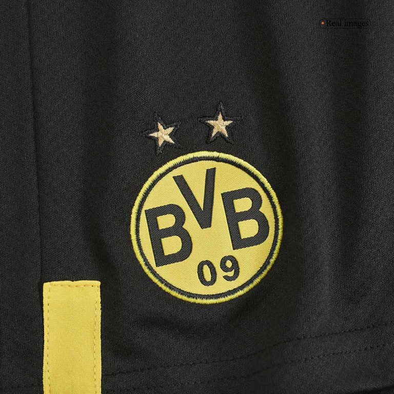 Men's Borussia Dortmund Home Soccer Shorts 2022/23 - Best Soccer Jersey - 7
