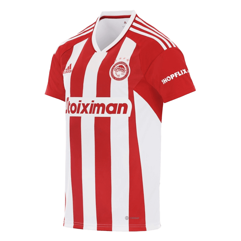 Men's Replica Olympiakos Home Soccer Jersey Shirt 2022/23 - Best Soccer Jersey - 2
