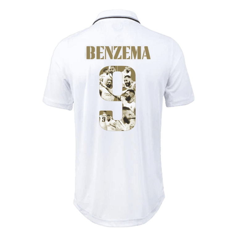 Men's Authentic BENZEMA #9 Real Madrid Home Soccer Jersey Shirt 2022/23 - Best Soccer Jersey - 2