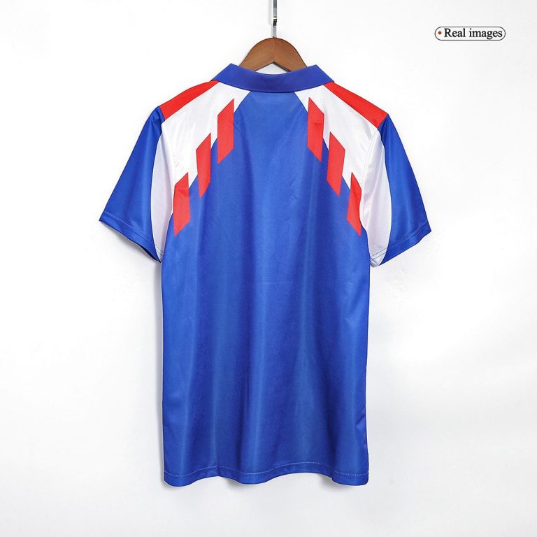 Men's Retro 1990 World Cup France Home Soccer Jersey Shirt - Best Soccer Jersey - 4