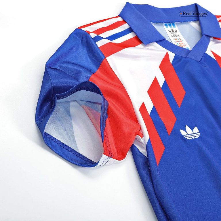 Men's Retro 1990 World Cup France Home Soccer Jersey Shirt - Best Soccer Jersey - 9