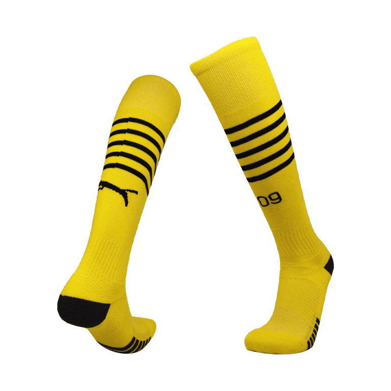 Men's Replica Borussia Dortmund Home Soccer Jersey Whole Kit (Jersey+Shorts+Socks) 2022/23 - Best Soccer Jersey - 8
