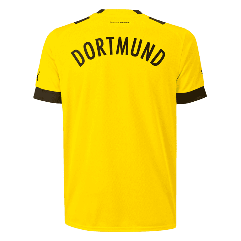 Men's Replica Borussia Dortmund Home Soccer Jersey Kit (Jersey+Shorts) 2022/23 - Best Soccer Jersey - 3