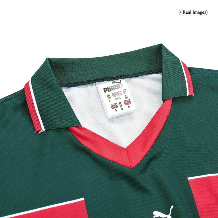 Men's Retro 1998 Replica Morocco  Home Long Sleeves Soccer Jersey Shirt - Best Soccer Jersey - 5