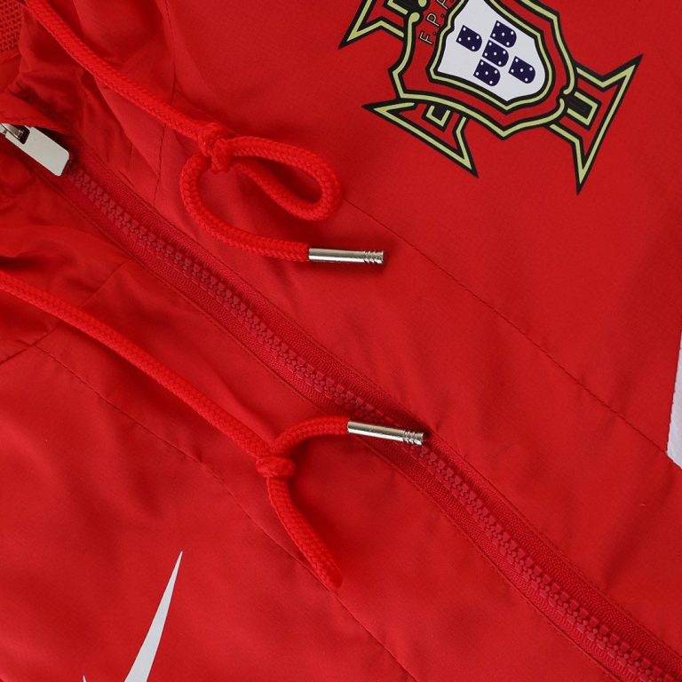 Men's Portugal Windbreaker Hoodie Jacket 2022 - Best Soccer Jersey - 4