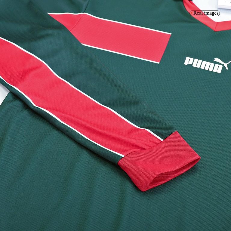 Men's Retro 1998 Replica Morocco  Home Long Sleeves Soccer Jersey Shirt - Best Soccer Jersey - 8