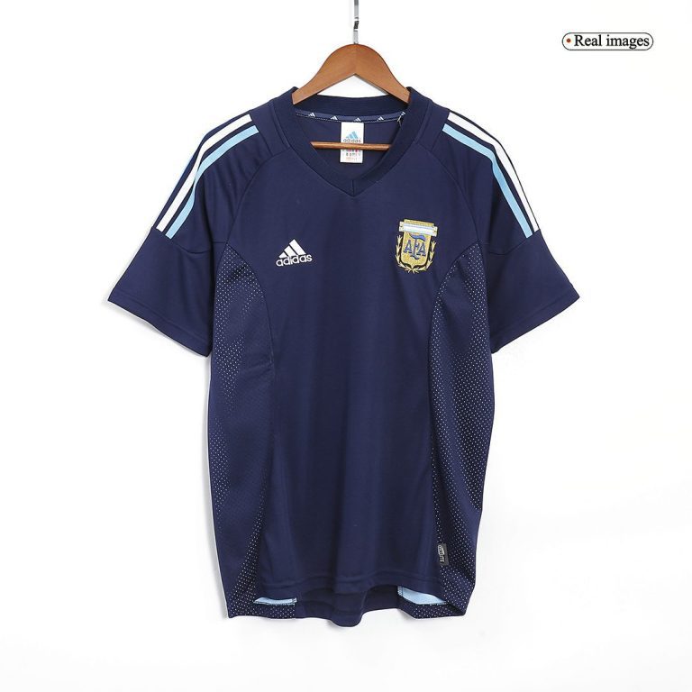 Men's Retro 2002 Argentina Away Soccer Jersey Shirt - Best Soccer Jersey - 3