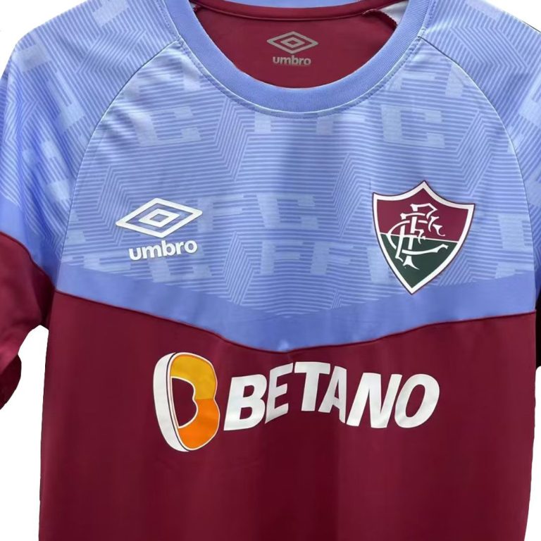 Men's Replica Fluminense FC Pre-Match Soccer Jersey Shirt 2023/24 - Best Soccer Jersey - 3