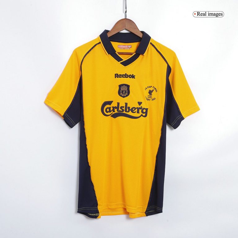 Men's Retro 2000/01 Liverpool Away Soccer Jersey Shirt - Best Soccer Jersey - 3
