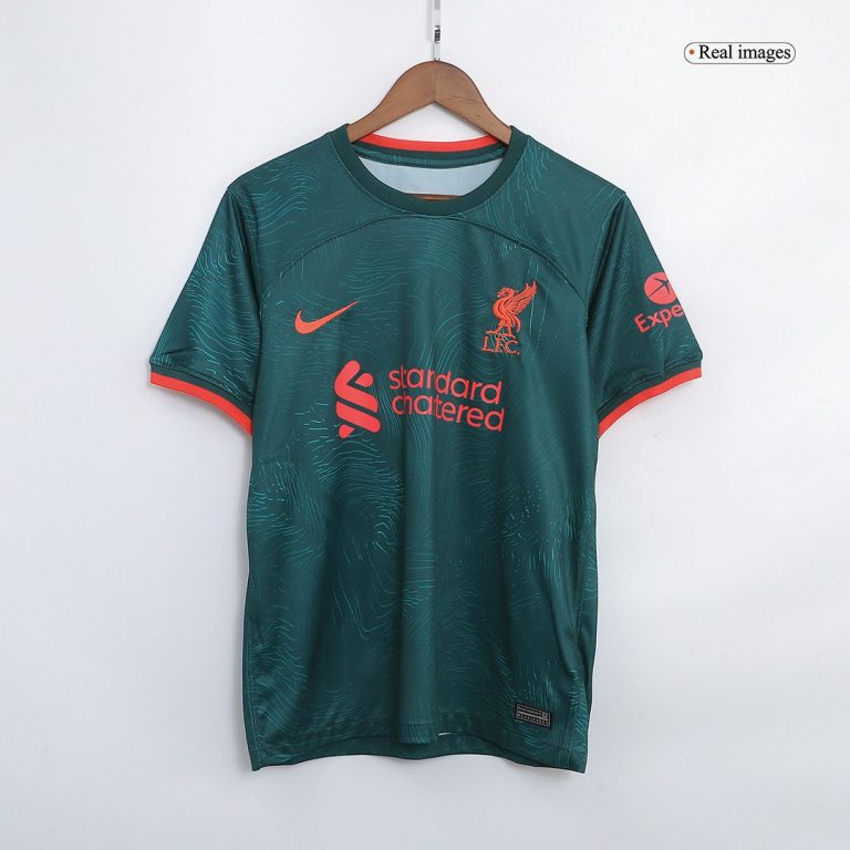 Men's Replica Liverpool Third Away Soccer Jersey Shirt 2022/23 - Best Soccer Jersey - 3