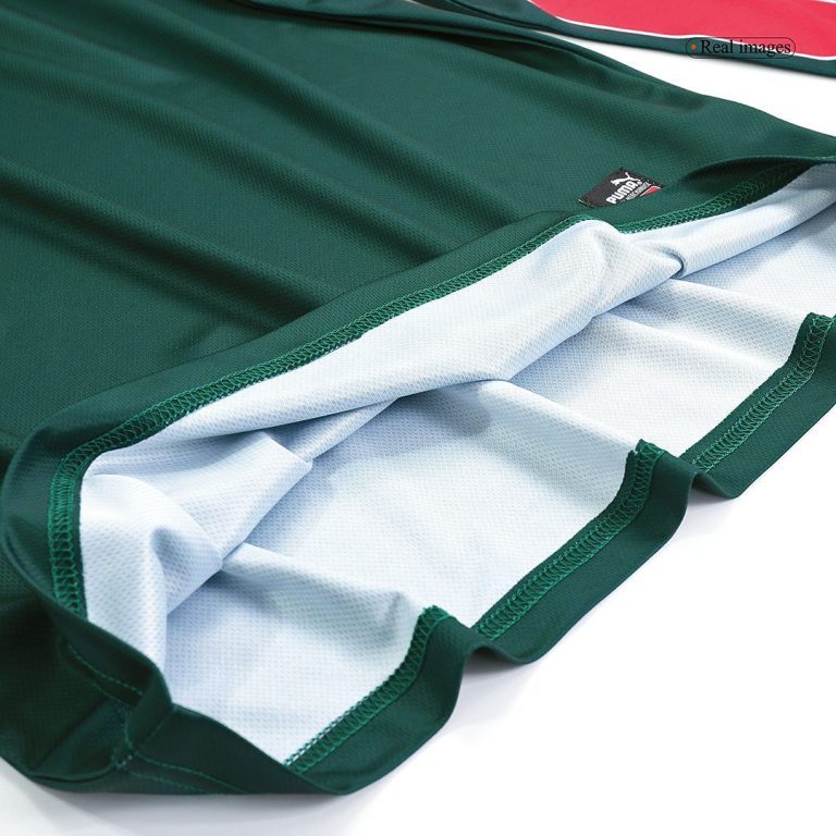 Men's Retro 1998 Replica Morocco  Home Long Sleeves Soccer Jersey Shirt - Best Soccer Jersey - 10