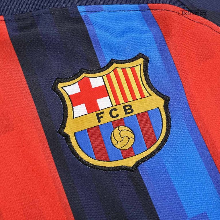 Men's Replica Barcelona X Drake Home Soccer Jersey Shirt 2022/23 - Best Soccer Jersey - 7