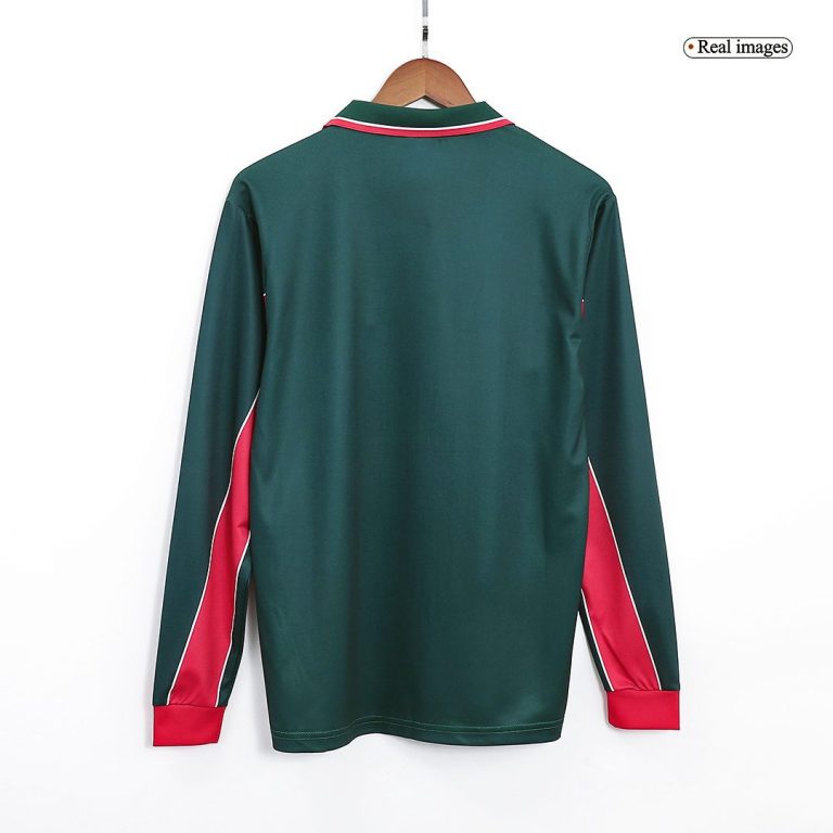 Men's Retro 1998 Replica Morocco  Home Long Sleeves Soccer Jersey Shirt - Best Soccer Jersey - 4