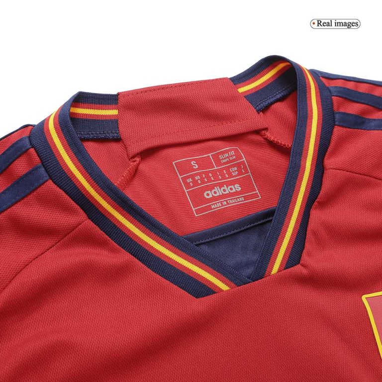 Women's Replica Spain Home Soccer Jersey Shirt 2022 - World Cup 2022 - Best Soccer Jersey - 4
