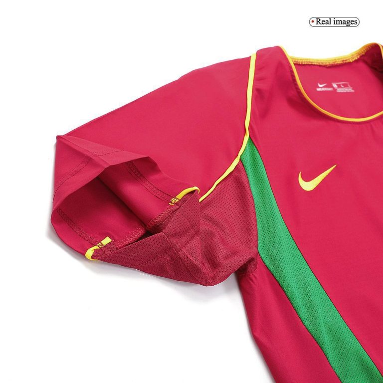 Men's Retro 2002 Portugal Home Soccer Jersey Shirt - Best Soccer Jersey - 8