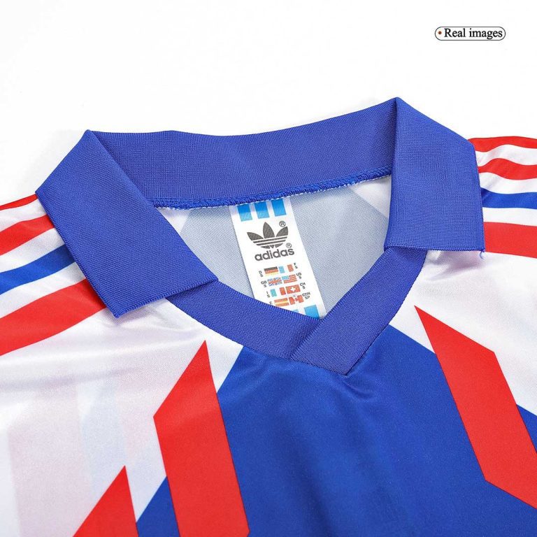 Men's Retro 1990 World Cup France Home Soccer Jersey Shirt - Best Soccer Jersey - 5