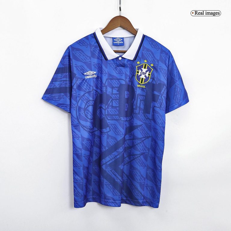 Men's Retro 91/93 Brazil Away Soccer Jersey Shirt - Best Soccer Jersey - 3