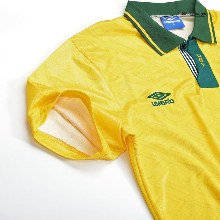 Women's Retro 91/93 Brazil Home Soccer Jersey Shirt - Best Soccer Jersey - 7