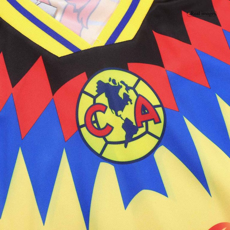 Men's Retro 1995 Club America Aguilas Home Soccer Jersey Shirt - Best Soccer Jersey - 7