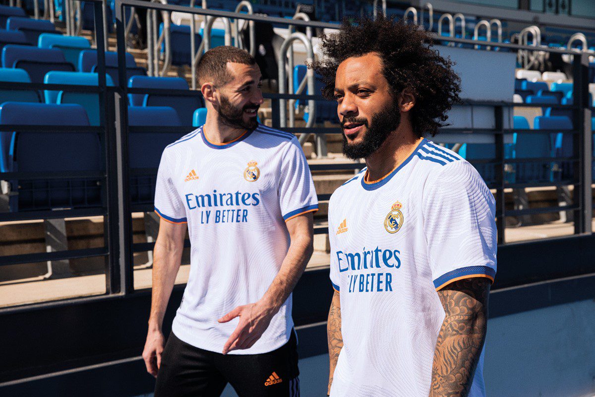 authentic real madrid home kit 2021-22