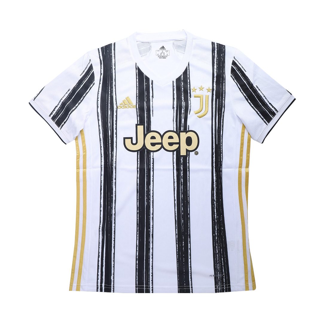 Men's Replica Juventus Home Soccer Jersey Whole Kit (Jersey+Shorts+Socks) 2020/21 - Best Soccer Jersey - 16