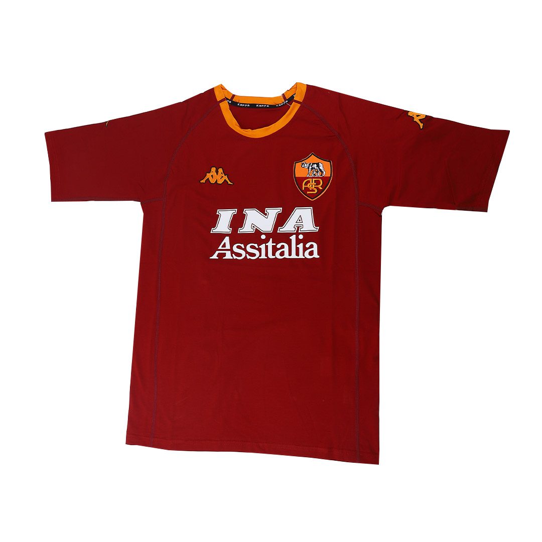 Men's Retro 2000/01 Roma Home Soccer Jersey Shirt - Best Soccer Jersey - 6