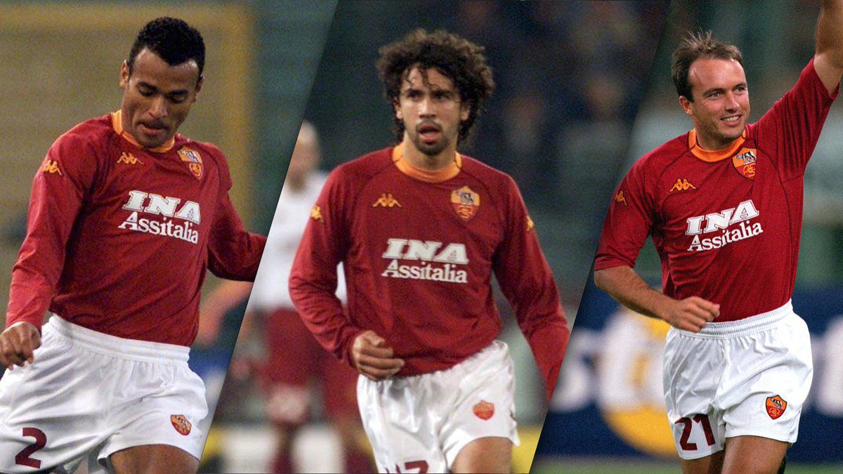 Men's Retro 2000/01 Roma Home Soccer Jersey Shirt - Best Soccer Jersey - 12