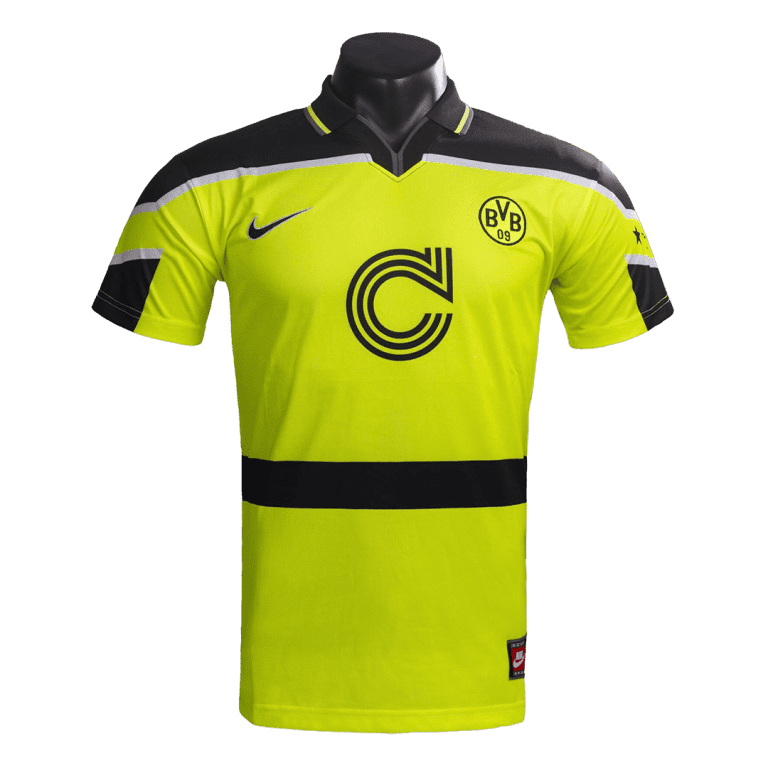Men's Retro 1996/97 Borussia Dortmund Home Soccer Jersey Shirt - Best Soccer Jersey - 1