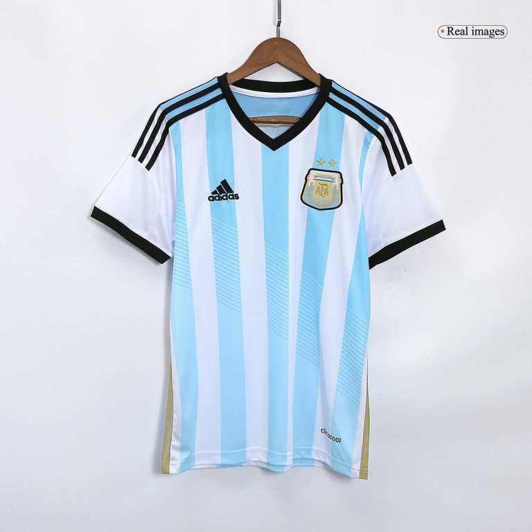 Men's Retro 2014/15 Argentina Home Soccer Jersey Shirt - Best Soccer Jersey - 3