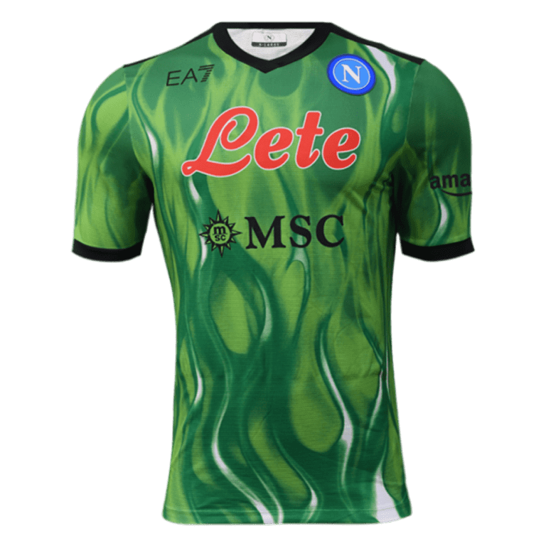 Men's Replica Napoli Goalkeeper Soccer Jersey Shirt 2021/22 - Best Soccer Jersey - 1