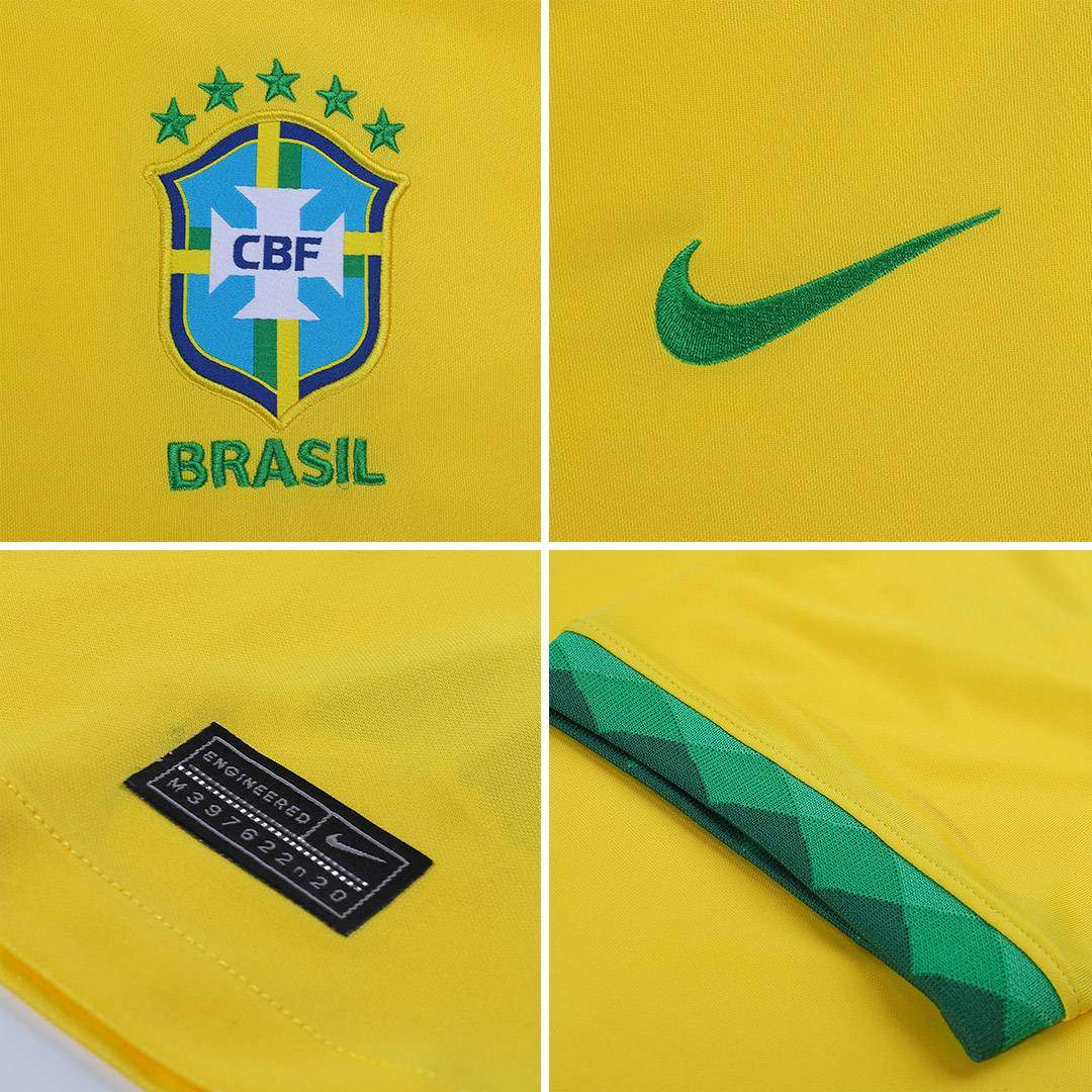 Men's Replica NEYMAR JR #10 Brazil Home Soccer Jersey Shirt 2021 - Best Soccer Jersey - 13