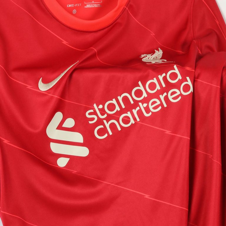 Men's Replica Liverpool Home Soccer Jersey Whole Kit (Jersey????) 2021/22 - Best Soccer Jersey - 4