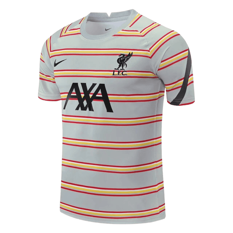 Men's Replica Liverpool Training Soccer Jersey Shirt 2021/22 - Best Soccer Jersey - 1