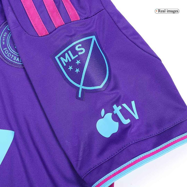 Kids Charlotte FC Away Soccer Jersey Kit (Jersey+Shorts) 2023 - Best Soccer Jersey - 10